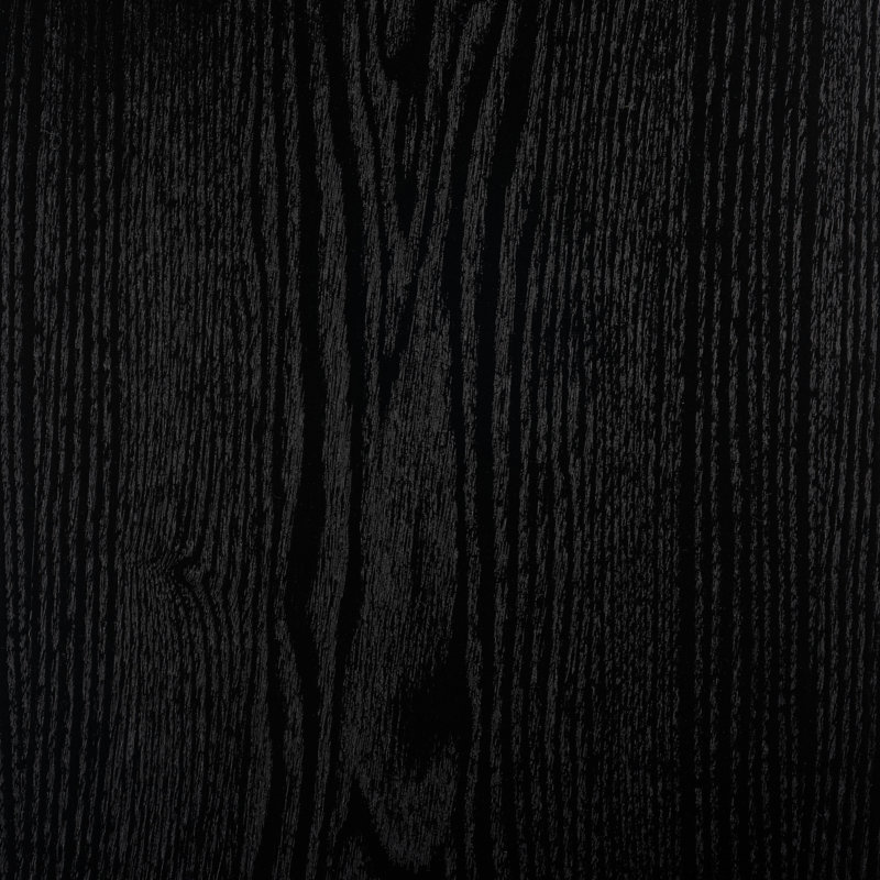 Table de salle à manger Pacetti, Noir, noir, noir, noir, Naturel clair / noir