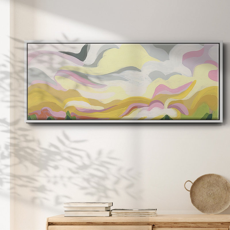 «Vallery Swirl II», toile encadrée