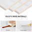 Bureau à roulettes pliable blanc brun, poste de travail mobile avec armoire de rangement, bureau à roulettes en bois pour bureau à domicile, ordinateur portable, canapé, lit-612046981