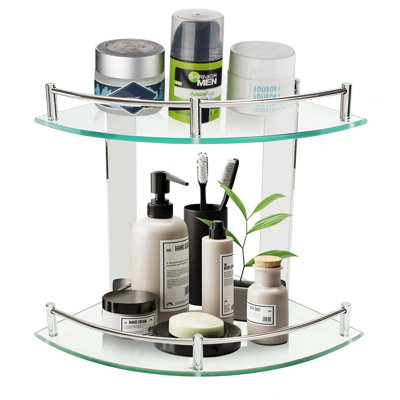 Delayne Wall Mounted Required Bathroom Shelves
