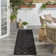 Adianey Red Barrel Studio Easy Care Trellis Charcoal/Black Indoor/Outdoor Area Rug