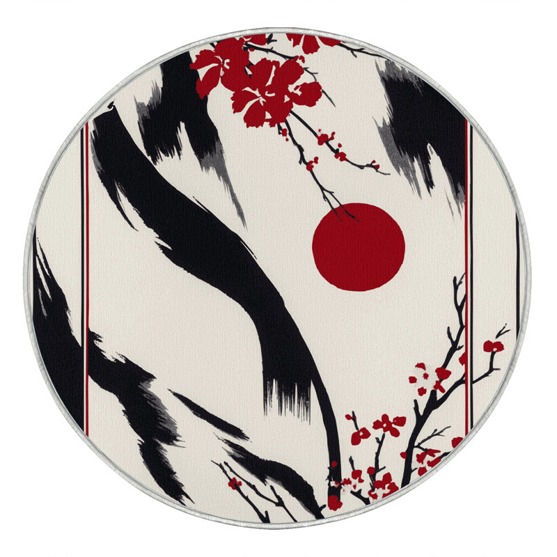Falling Grace Rug, Round 5'