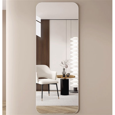 Wall-mounted round-angle dressing mirror high-quality 5mm silver mirror