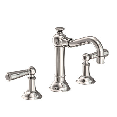 Jacobean Widespread Bathroom Faucet with Drain Assembly