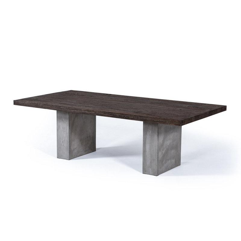 Table de salle à manger en chêne massif Torian, H 30 po x L 94 po x l 47 po