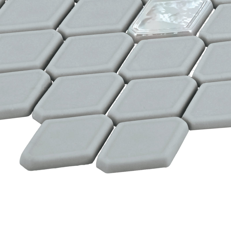 Mosaïque murale en verre hexagonale allongée 1,5 po Starcastle (ensemble de 15), Wonderstar
