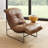 Lewis 25.20'' W Genuine Leather Upholstered Accent Lounge Chair-73402008