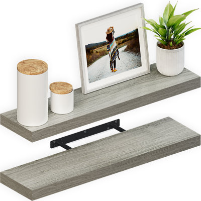 Sydney 36" Floating Shelves for Wall, Long Wall Mount Shelves, 6" Depth