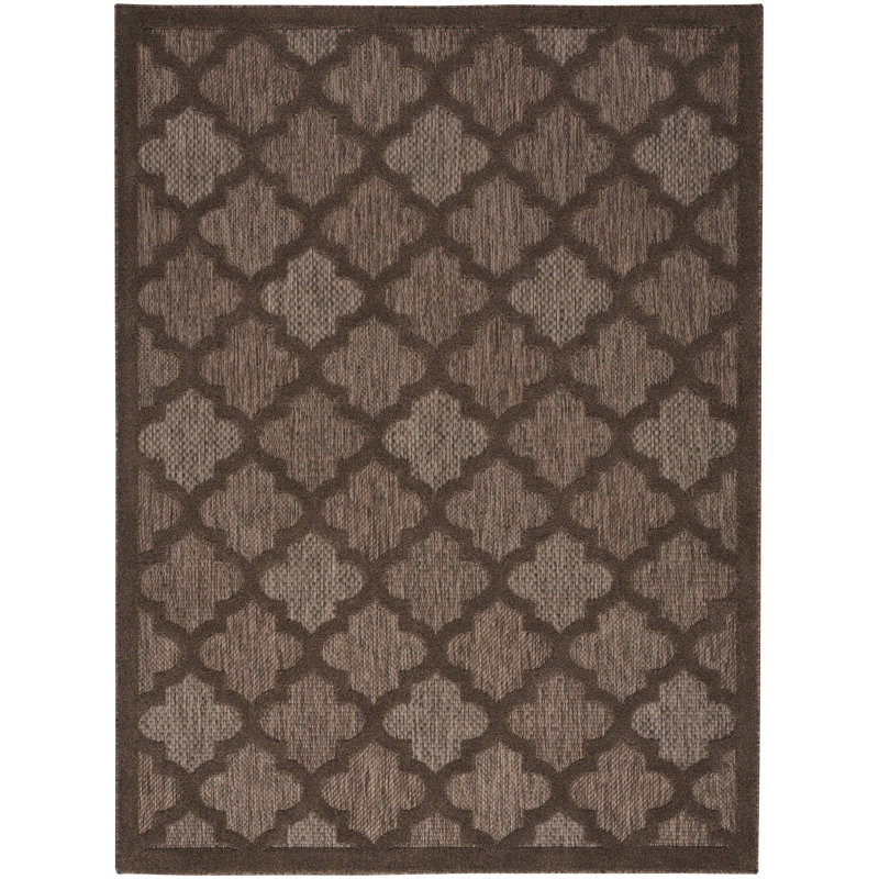 Tapis intérieur / extérieur Moung Trellis, Rectangle 6 pi x 9 pi