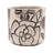 Gray Sand And Cement Planter , Brown Botanical Motifs, Home Room Decor Accents Of 4, - Planters, Traces, Succulent Collections