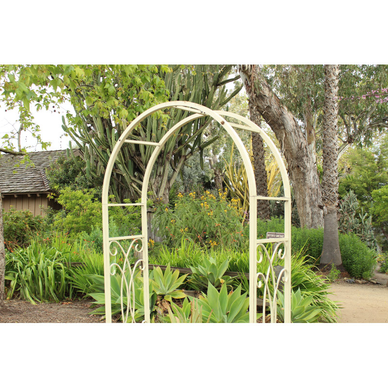 Tonnelle en acier Bradford, Blanc vintage