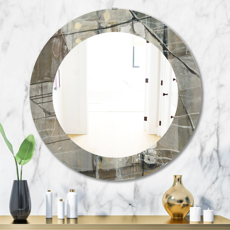 Miroir d'appoint mural, H 31,5 po x l po