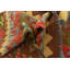 Tapis de zone en laine 3 pi 5 po x 3 pi 8 po main-of-kind noué la brown Doorfield