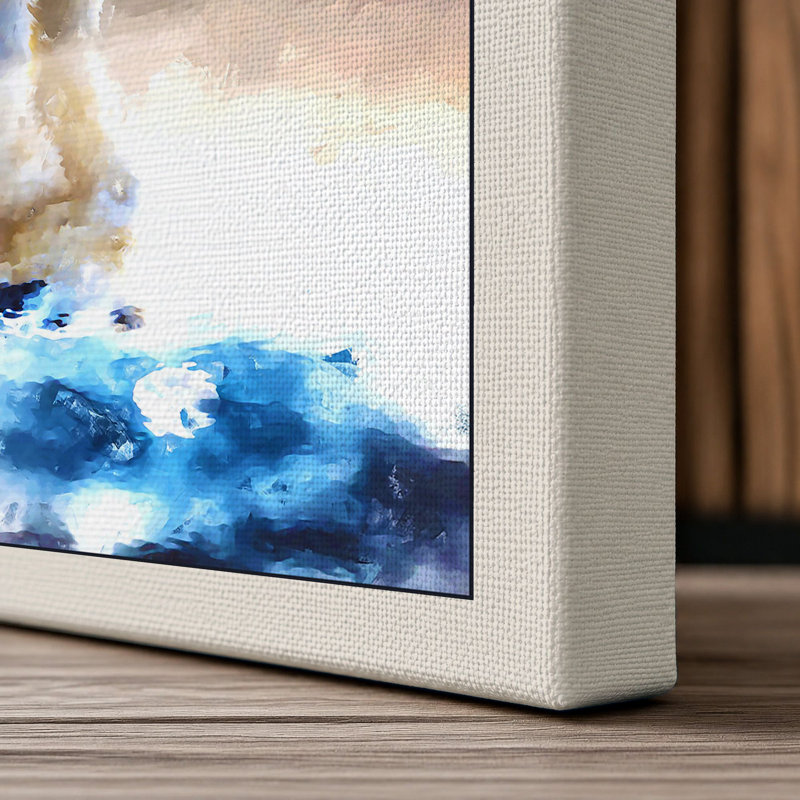 Cosmic Bear Modern - Print, 30x20 - 76.2 x 50.8 cm, Cream Border