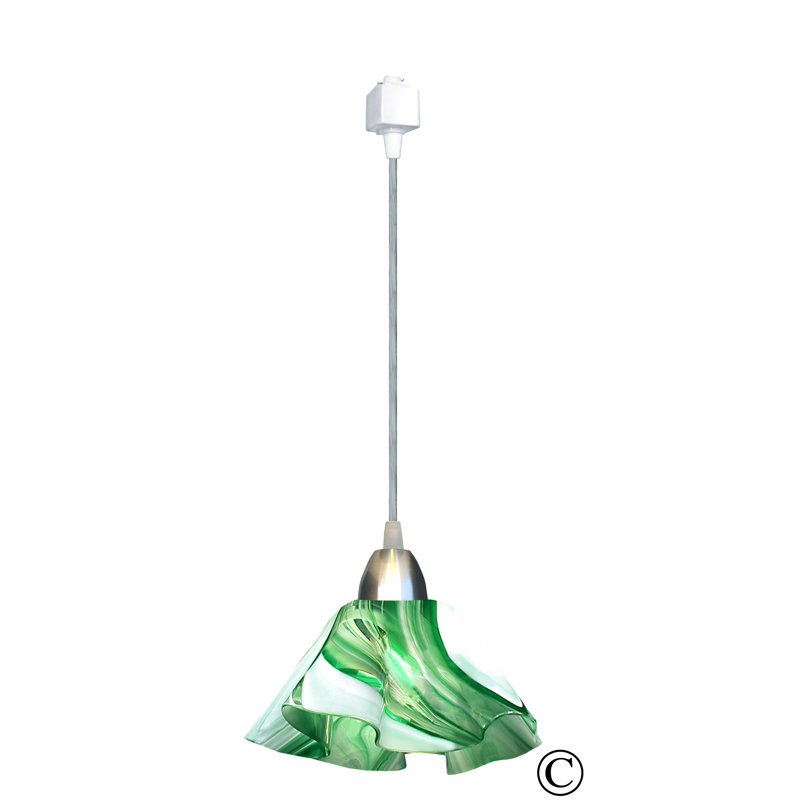 Luminaire suspendu Dale, Grand, Nickel, Beige champagne, brun clair et blanc