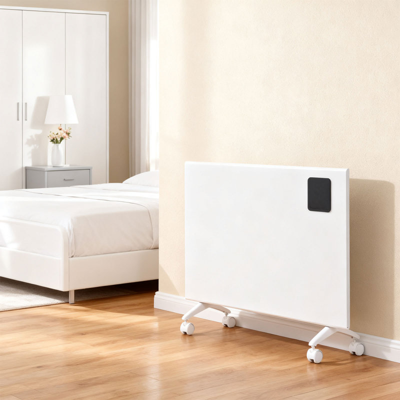 Living And Home 1500W 5118 BTU Electric Panel Space Heater with Adjustable Thermostat and with Digital Display