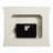 Vanaheim Fireplace, Antique White Finish