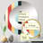 Retro Revival Striped Pattern - Half Circle Wall Mirror-101222710