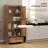 Farmhouse Pantry Cabinet, Kitchen Cabinet, Brown,wood