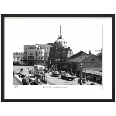 Bury, The Royal Cinema C1955 by Francis Frith - Single Picture Frame Print