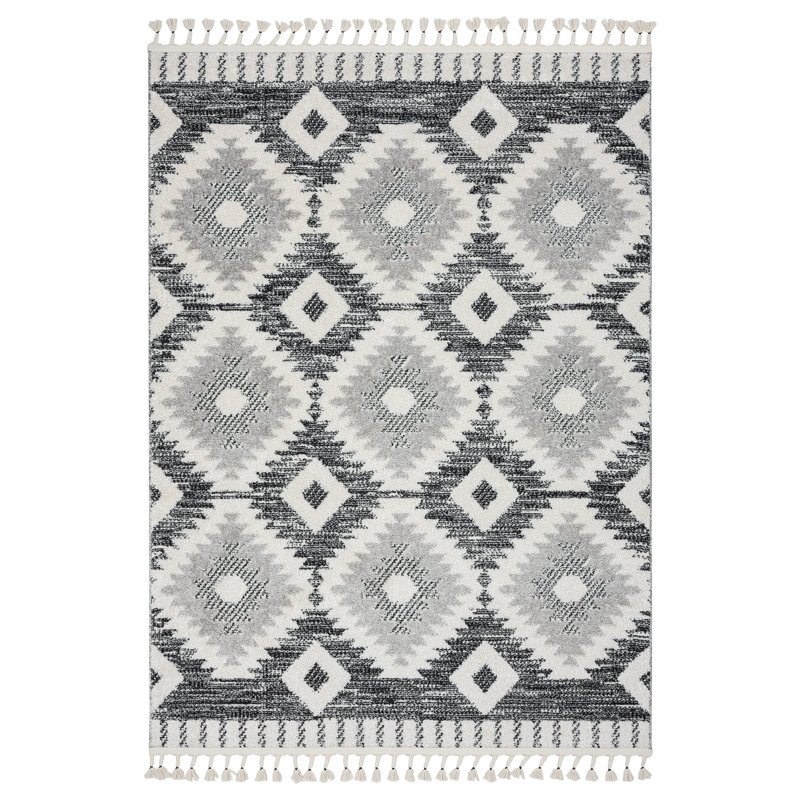 Geometric Indoor Rug, Rectangle 8' x 10'