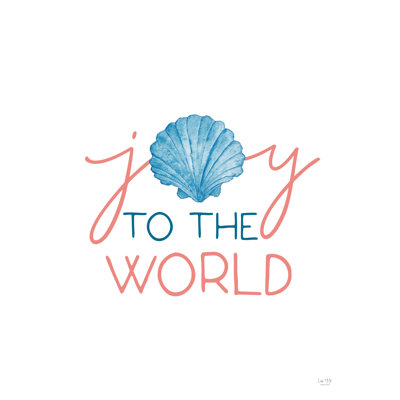 «Joy To The World On Canvas» par Lux + Me Designs Print