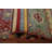 Striped Kazak Handmade Area Rug