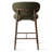 25.5" Modern Counter Height Bar Stools Set Of 6, Upholstered Kitchen Island Stools With Curved Back-1859247723