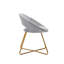Velvet Barrel Chair-9794360