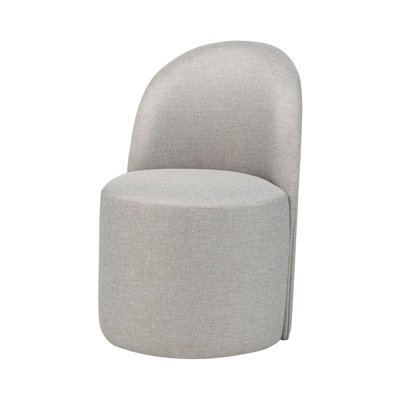 22.15" W Contemporary Dining Side Chair, Beige