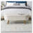Ottoman Oval Storage Bench,Rubber Wood Legs-1222552662