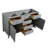 Petrel 60'' Single Bathroom Vanity Base Only-38087168