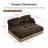 Modular Deep Seat Sofas, Chenille Leopard Print Modern Home Lounge