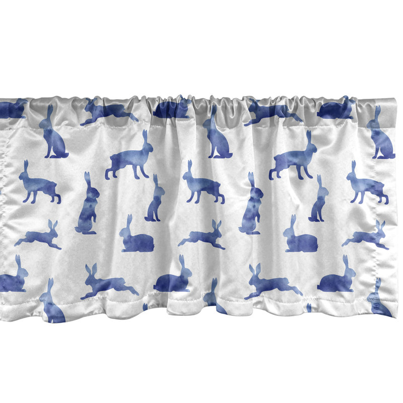 Ensemble de 2 cantonnières Ambesonne Bunny