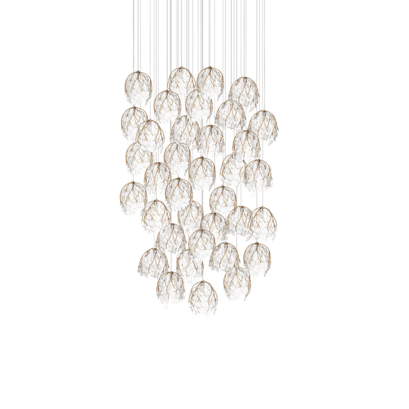 Banyan Pendant, 19" H x 33" W x 33" D, 5400 Lumens