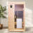 2-Person Indoor Far-Infrared Hemlock Sauna Room