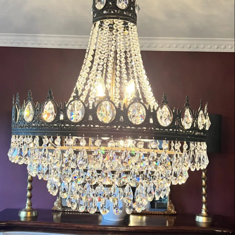 Maquisha 9-Light Dimmable Empire Chandelier
