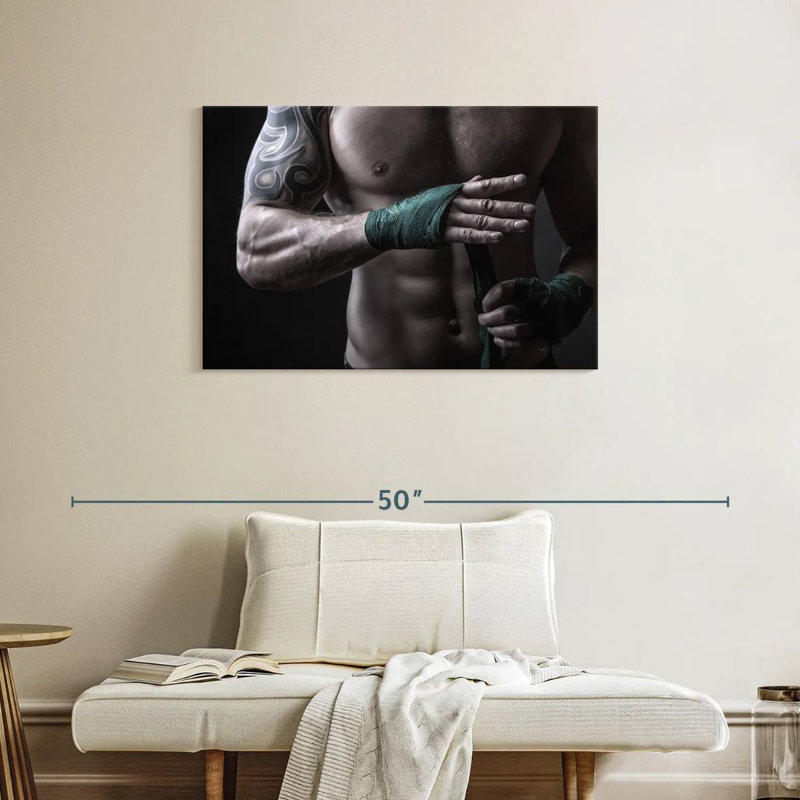 Sireci Boxing Preparation, 24" H x 36" W