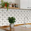 Carreau de mosaïque en vinyle 12 po x 12 po (ensemble de 24)-99339896