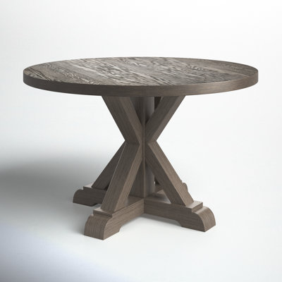 Nya Round Solid Wood Base Dining Table