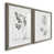Cadre en papier gris
