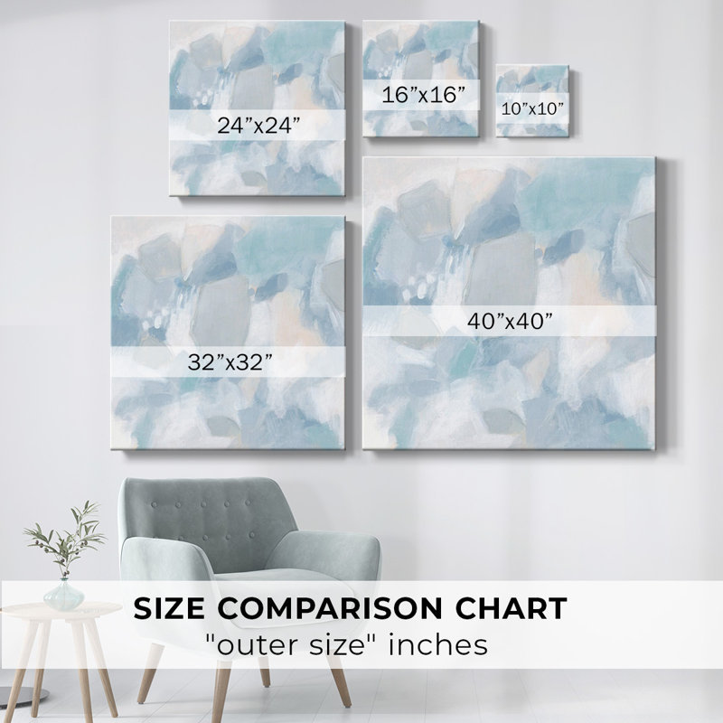 Toile tendue Ocean Pebbles I-Gallery, H 24 po x l 24 po x P 1,5 po