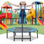 Trampoline d'exercice, rebondisseur portable pliable