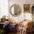 Handwoven Rope Round Wall Mirror,Rustic Farmhouse Style Decorative Mirro, Ideal For The Living Room, Bedroom, Bathroom-1821482389