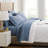 Southshore Fine Linens Southshore Basics Sheet Set in Hint of Green, 100 GSM Double-Brushed Microfiber 16 Inch Deep Pocket Bedding with 1 Fitted Sheet, 1 Flat Sheet and 4 Pillowcases, Full-1623684597-1623684488