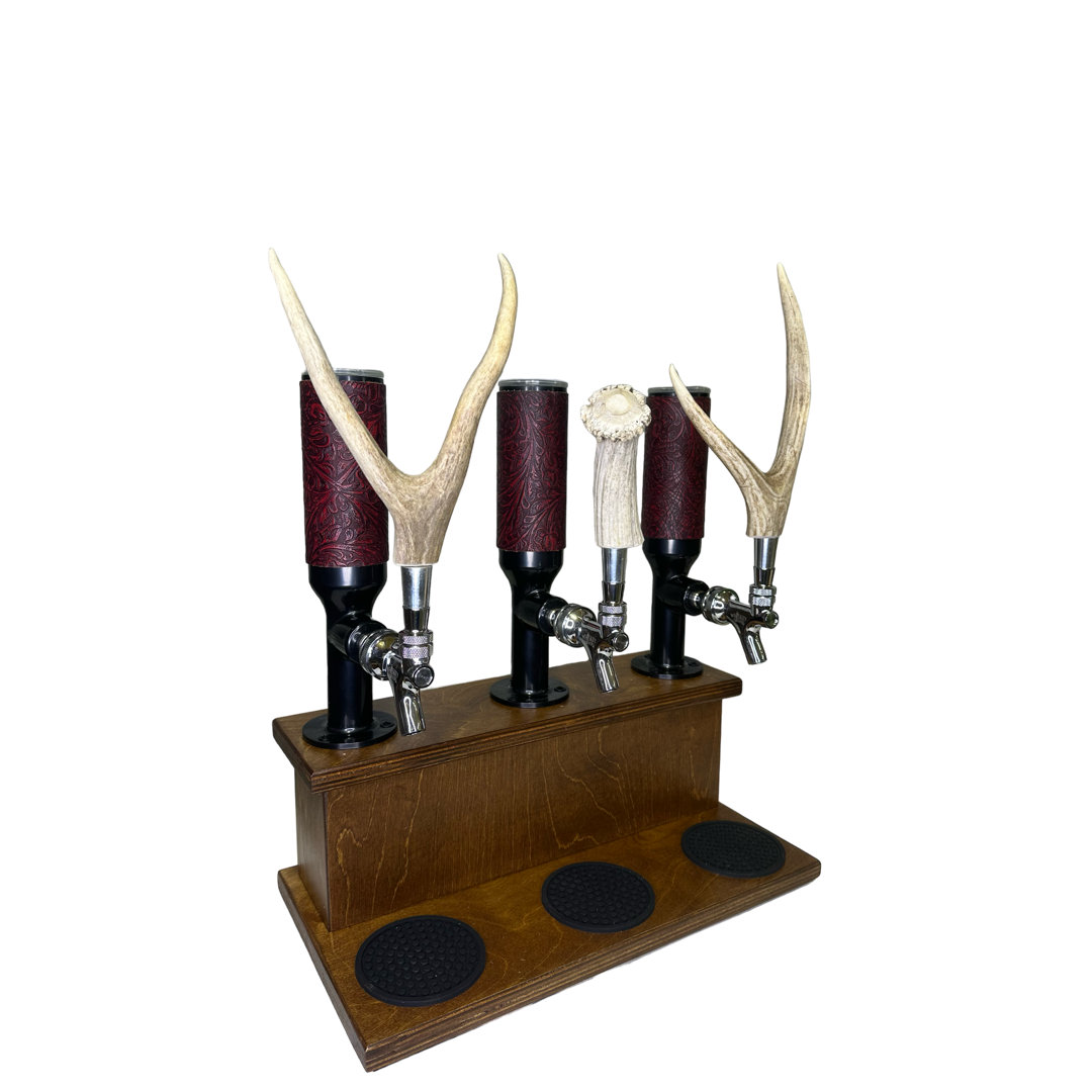 Triple Whiskey Towers Beverage Dispenser Whiskey Towers 