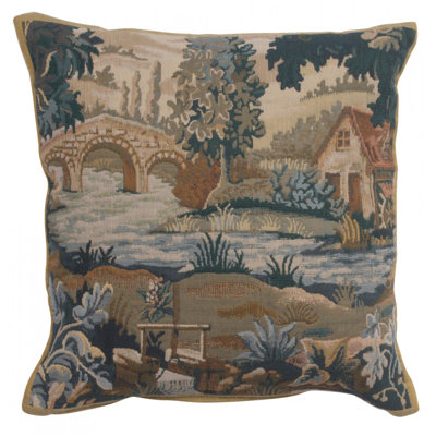 Paysage Cotton Blend Pillow Cover