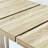 Rectangular Expandable Dining Table for 6 to 10 People with Rustic Wood and Extension Panels