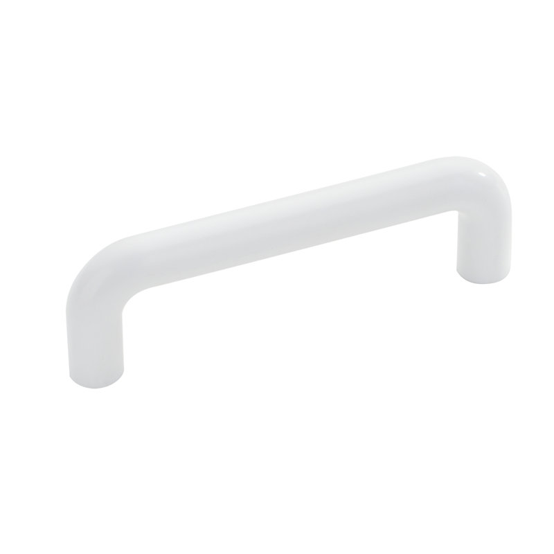 3" Plastic Drawer Pull White, Pack of 5