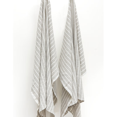Ensemble de serviettes de bain 2 pièces en lin